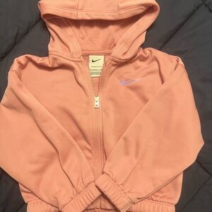 Nike Kids Light Pink Hooded Jacket